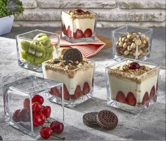 Glass 125ml dessert bowls