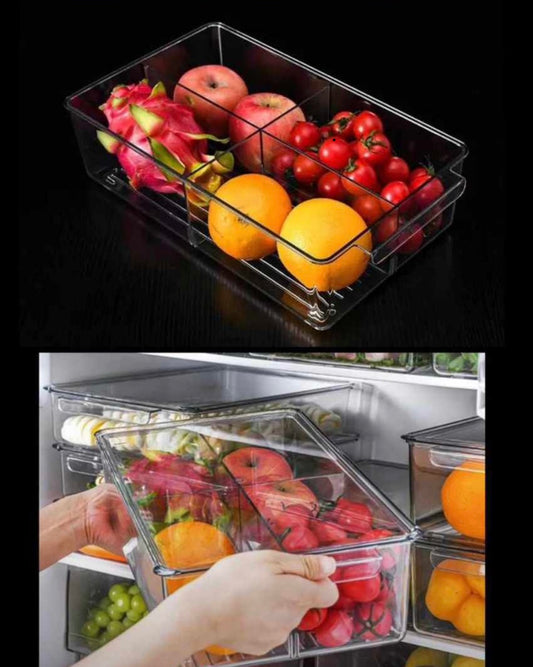 Fridge organizer divider