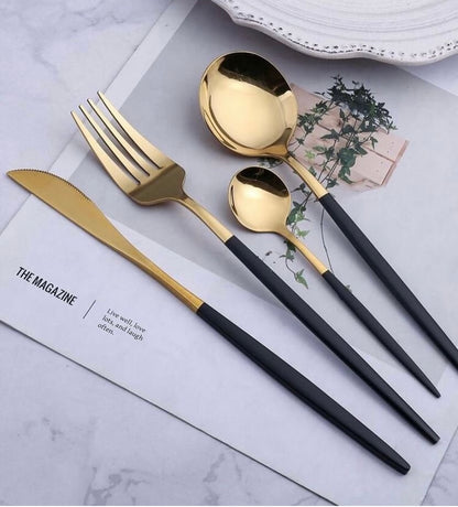 Dubai mirror cutlery