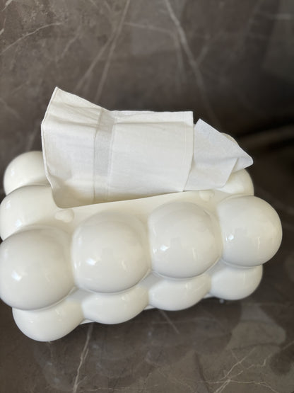 Cream tissue box