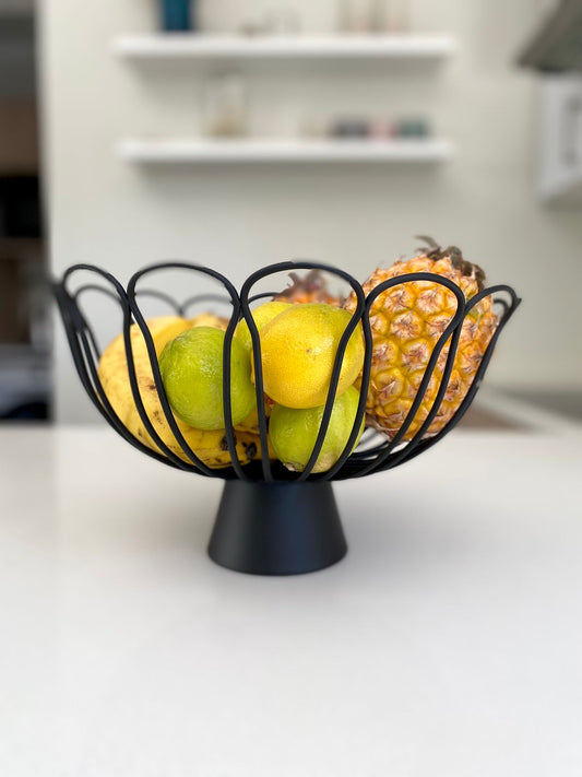 Black fruit basket