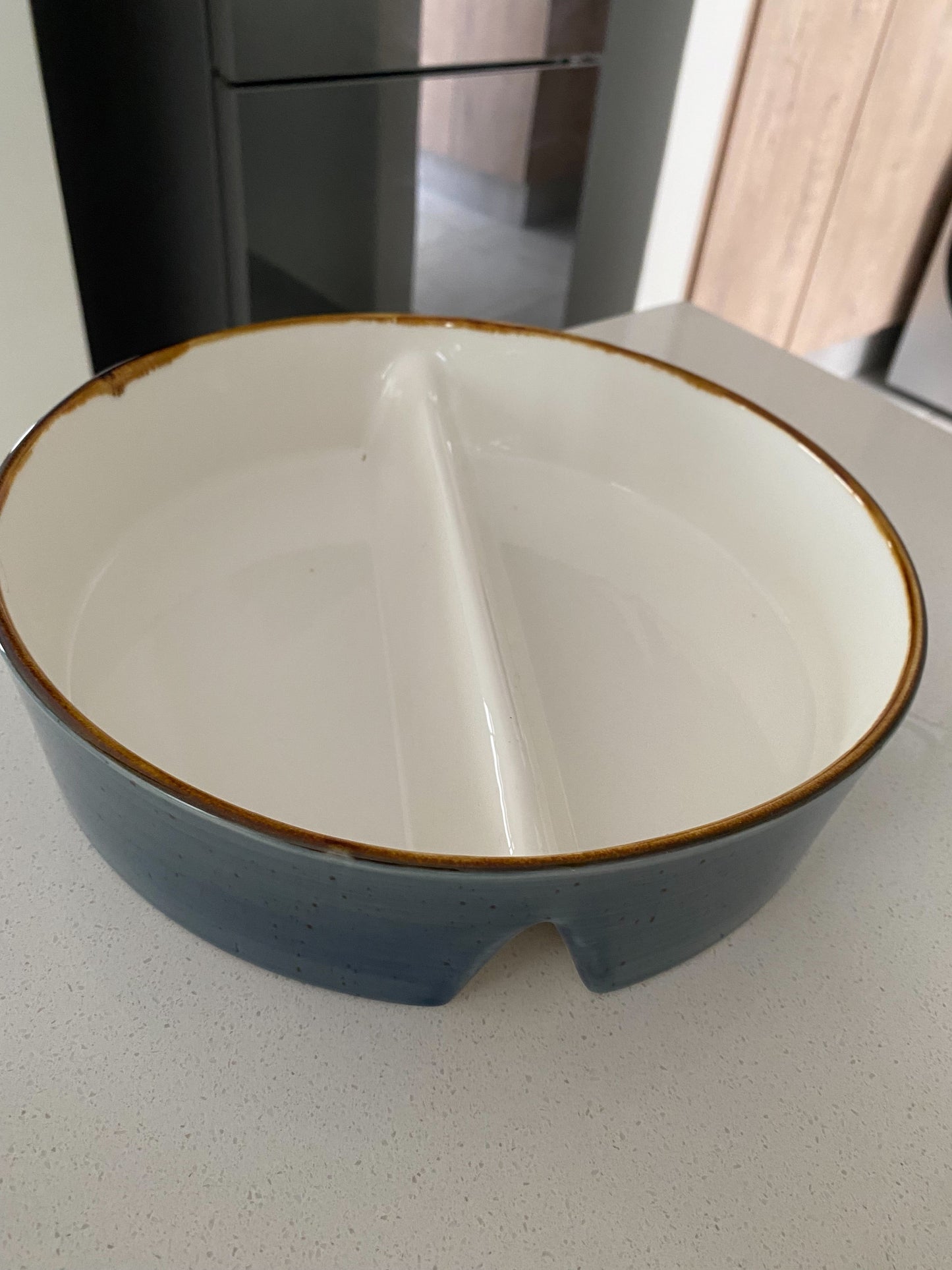 French blue serving set